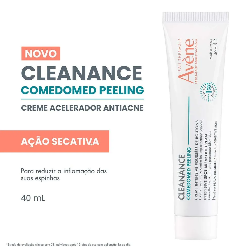 Creme Facial Acelerador Antiacne Avène Cleananance Comedomed Peeling 40mlCreme Facial Acelerador Antiacne Avène Cleananance Comedomed Peeling 40mlv - Image 2